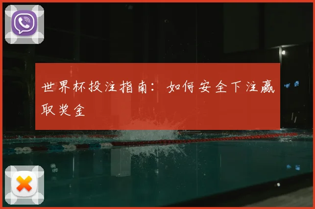 世界杯投注指南：如何安全下注赢取奖金